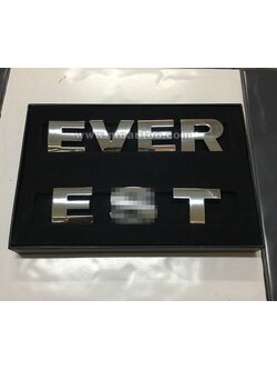 โลโก้ฝากระโปรงหน้าสแตนเลทแท้ EVEREST