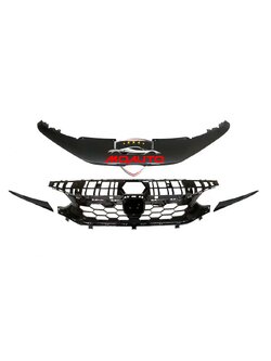 แผ่นปิดเหนือกันชนหน้าแบบเล็กพร้อมกระจังหน้า TYPE-R สำหรับ FE