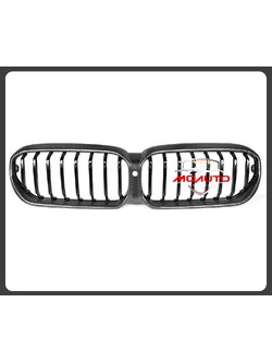 กระจังหน้าดำเงาซี่เดี่ยวคาร์บอนแท้ BMW G30 LCI