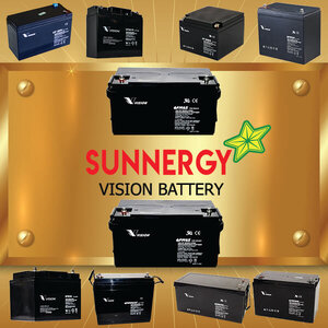 แบตเตอรี่แห้งโซล่าเซลล์