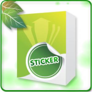 สติ๊กเกอร์แปะกล่องสบู่ เบอร์ 1