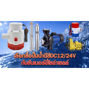 ปั๊มน้ำดีซีDC12/24V