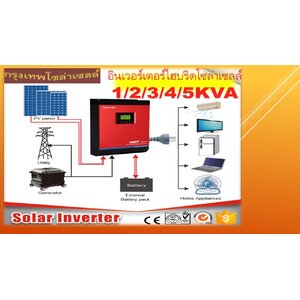 อินเวอร์เตอร์ไฮบริดโซล่าเซลล์MPPT