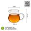 แก้วพักชาทรงสูง | Clear Glass Heat-Resistant Fair Cup