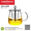 แก้วชงชาเกรดเอ ยี่ห้อ KAMJOVE ขนาด 500 ml.พร้อมที่กรองใบชาสแตนเลส