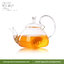 กาน้ำชา กาชงชาแก้วใส กามีที่กรองใบชาแบบสปริง ขนาด 400 ml.