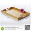 ถาดไม่ไผ่ สำหรับเสริฟอาหารและเครื่องดื่ม รหัส TT5 - Natural Bamboo Tray