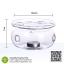 เตาอุ่นชา กาแฟ แก้วใส | Clear Glass Heat-Resistant Round Teapot Warmer