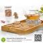 ถาดไม่ไผ่ สำหรับเสริฟอาหารและเครื่องดื่ม รหัส TT5 - Natural Bamboo Tray