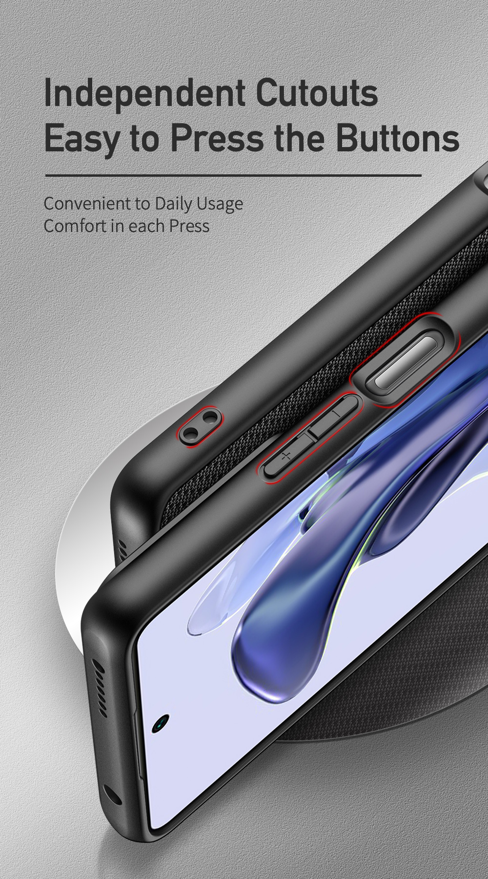 Case Xiaomi 11T / 11T Pro # Pre-Order * DUX DUCIS FINO ซีรีส์ TPU + PC + PVC + ไนลอนป้องกันโทรศัพท์แบบไฮบริด *