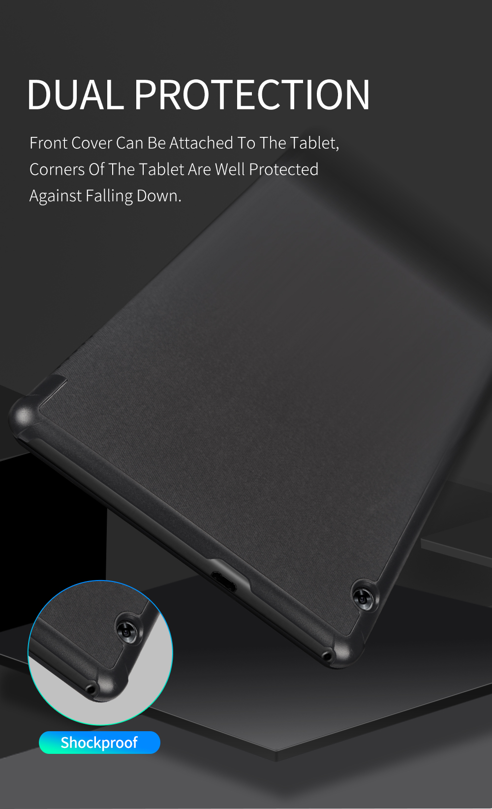 Case Huawei MediaPad T5 / Pre-Order * DUXDUCIS Smart Phone ทำจากหนัง PU สังเคราะห์คุณภาพสูงพร้อมฝาหลังพีซี *