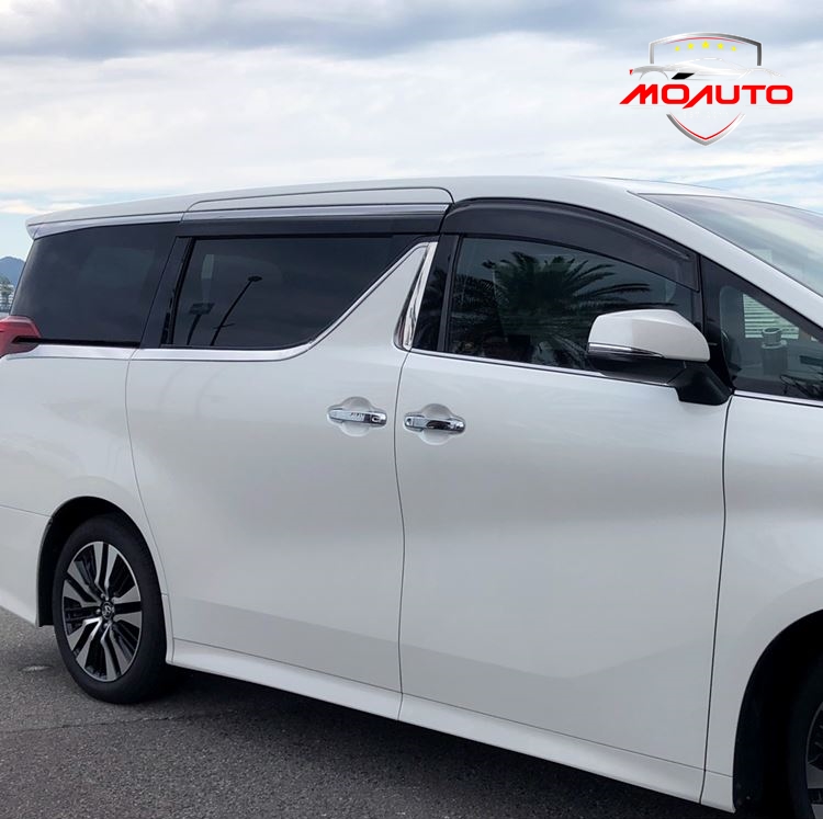 ขอบหน้าต่างชายประตูหลังสแตนเลท ALPHARD / VELLFIRE 30 MC