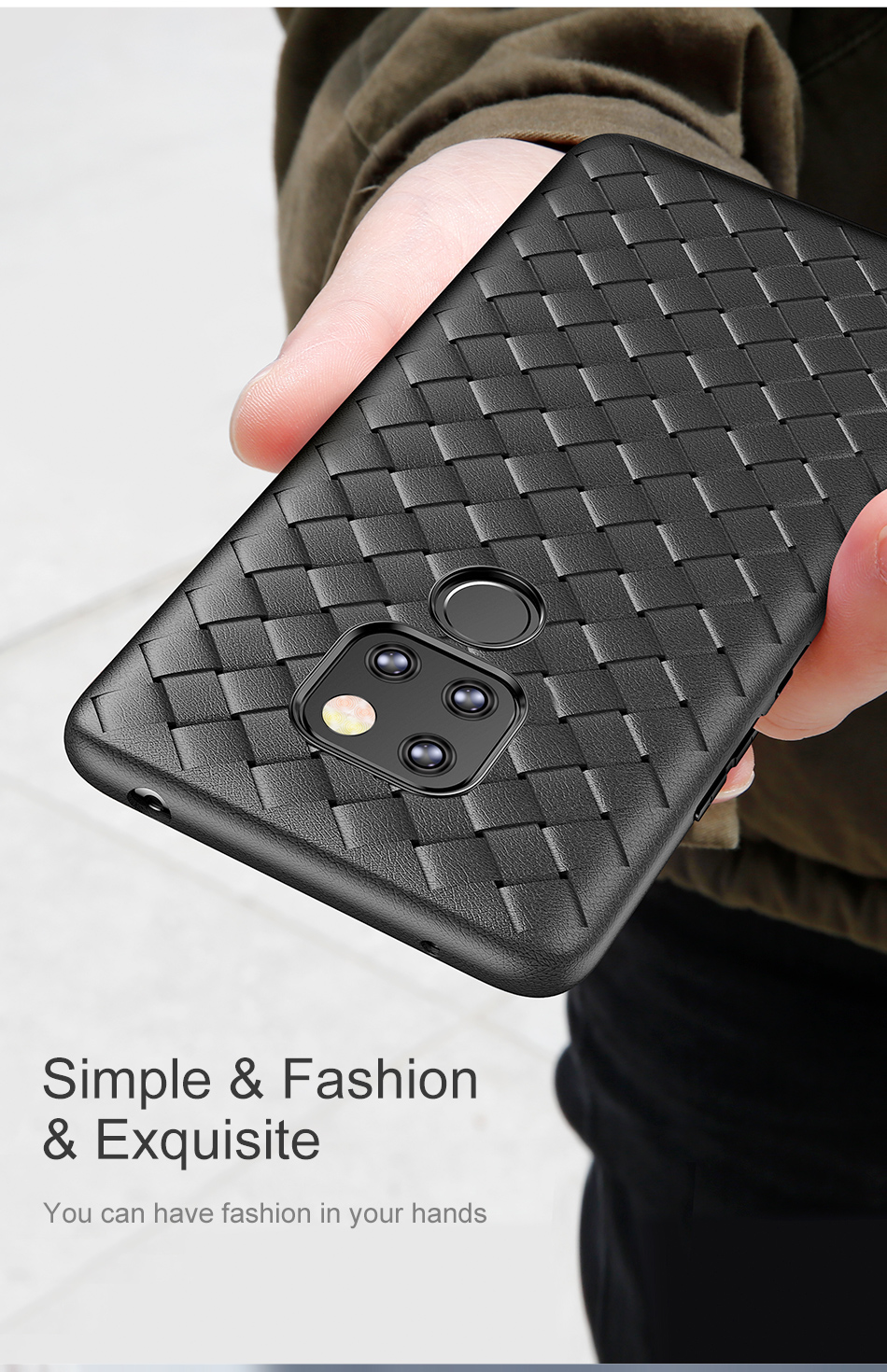 Case Huawei Mate 20 / Pre-order * BASEUS BV วัสดุ TPU จากเยอรมนี Bayer ทอเนื้อสัมผัสกับตาข่ายเพื่อกระจายความร้อน *