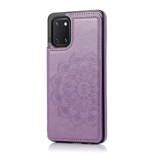 Case Samsung Galaxy Note 10 Lite / Pre-Order * พิมพ์ลาย Mandala ดอกไม้หนัง PU + TPU พร้อมช่องเสียบบัตร *