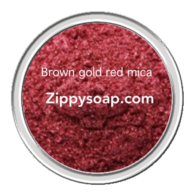 mica แดงอมน้ำตาลเหลือบทอง 30g (MCJ)