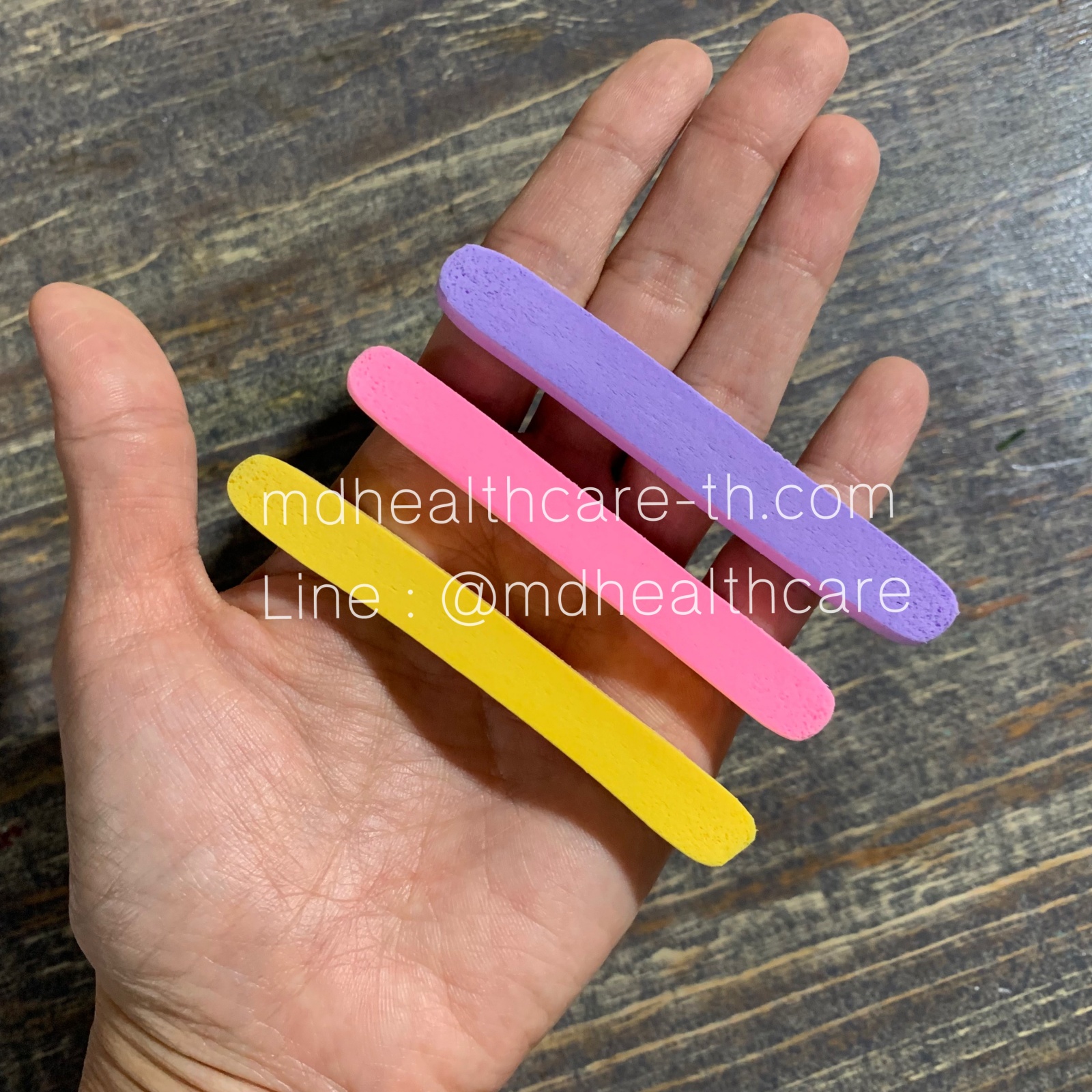 (12ชิ้น/แพ็ค) ฟองน้ำล้างหน้าอัดแท่ง กว้าง8cm*หนา0.7-0.8cm เนื้อนุ่ม เกรดA