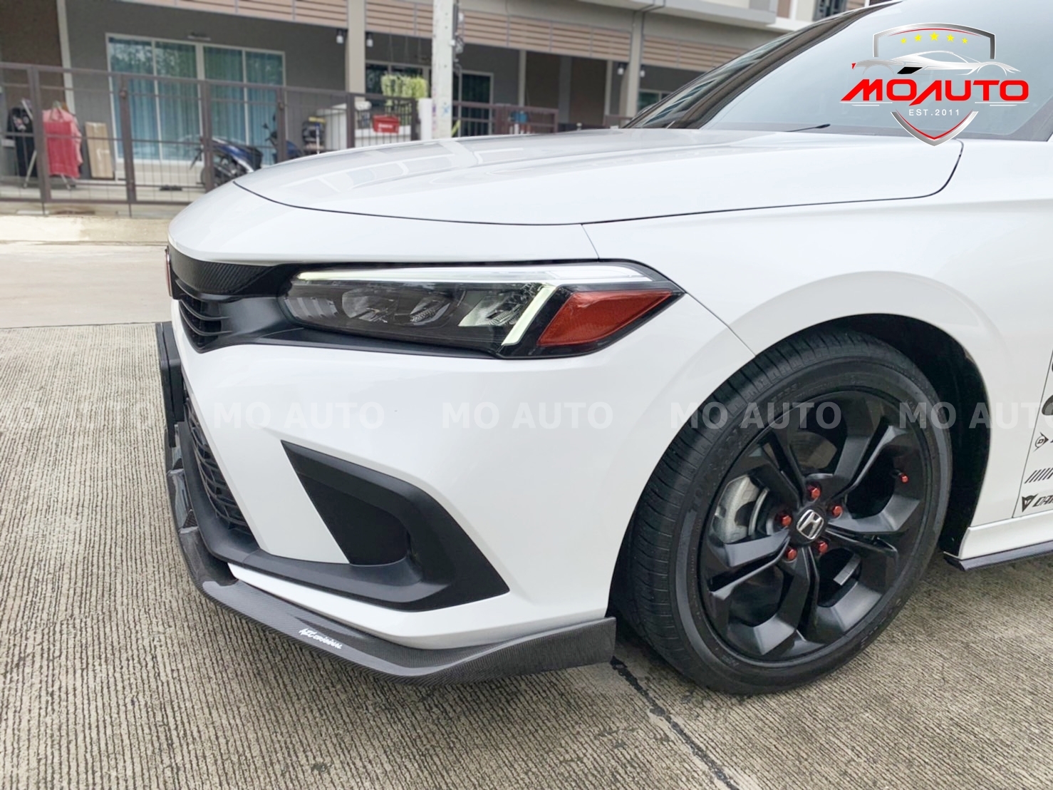 แถบส้มมุมไฟโคมหน้า CIVIC FE