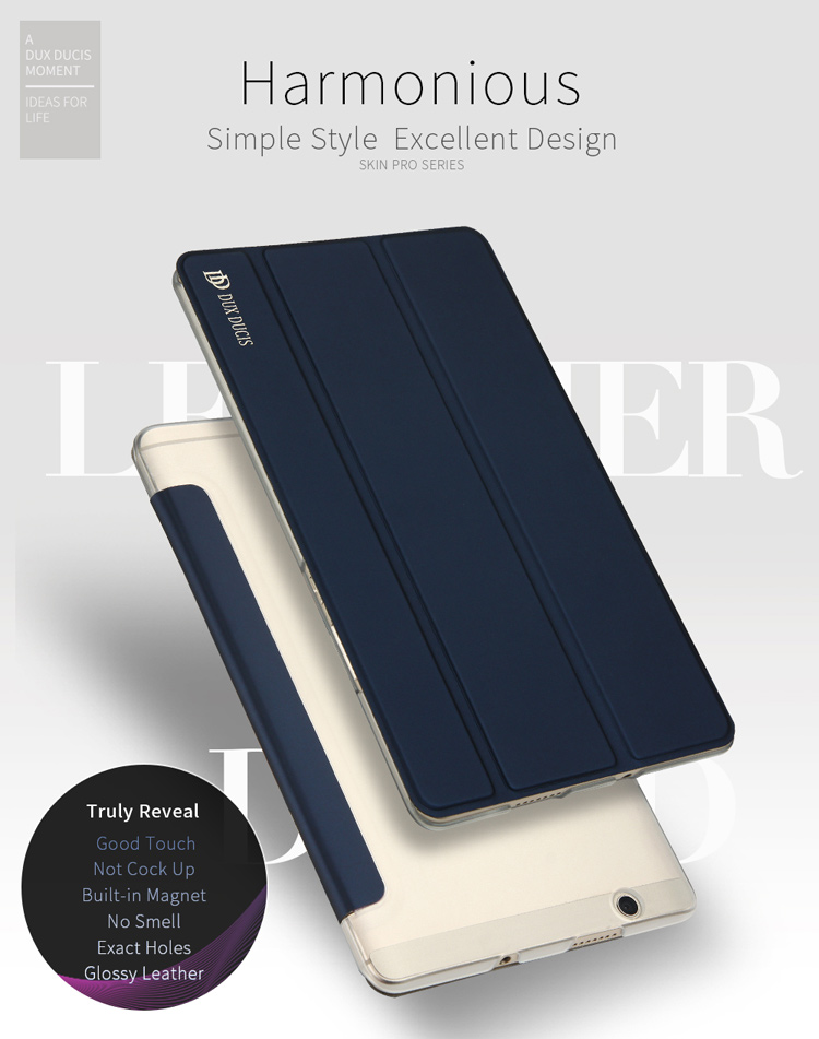 Case Huawei MediaPad M3 / Pre-order * DUX DUCIS หนัง PU คุณภาพสูงนุ่ม รูปแบบธุรกิจที่เรียบง่ายและทันสมัย *