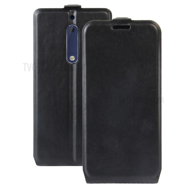 Case Nokia 5 / Pre-order * เคสแนวตั้ง พื้นผิวหนังม้า *