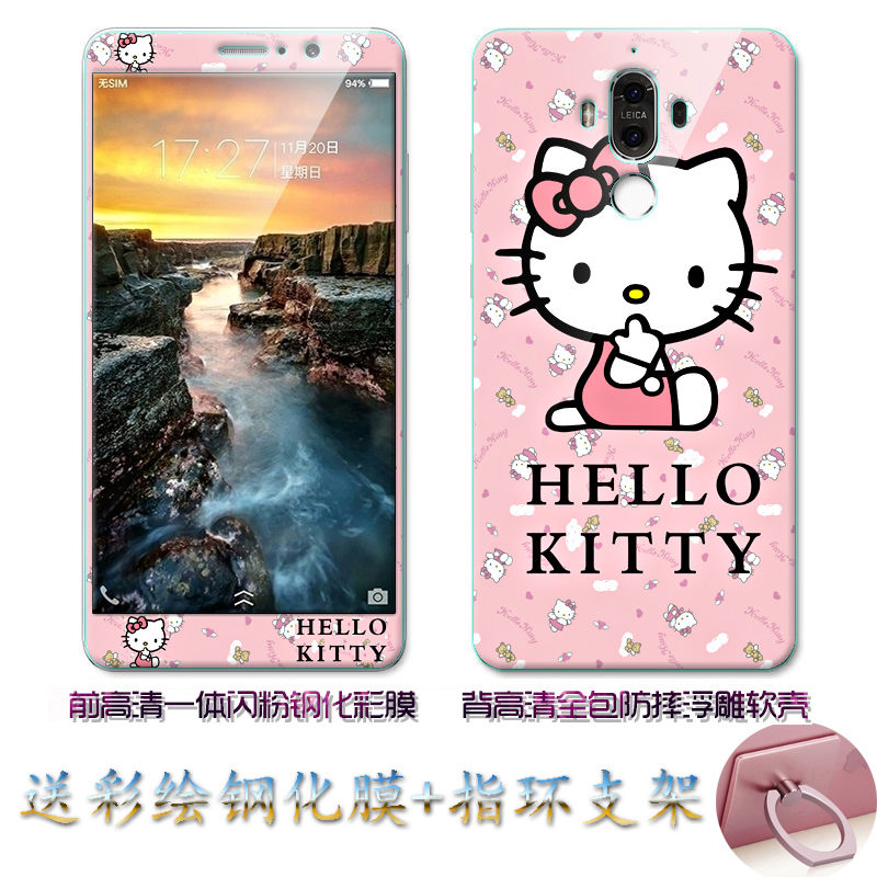 Case Huawei Mate 9 / Pre-orde * เคส TPU ลายการ์ตูนน่ารักๆ + กระจกนิรภัย *