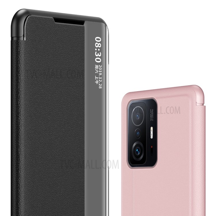 Case Xiaomi 11T / 11T Pro # Pre-Order * เคสซองหนังแบบโปร่งแสง ผลิตจากวัสดุ PC + หนัง PU หน้าต่างโปร่งแสงเพื่อการดูข้อมูลได้ง่าย *