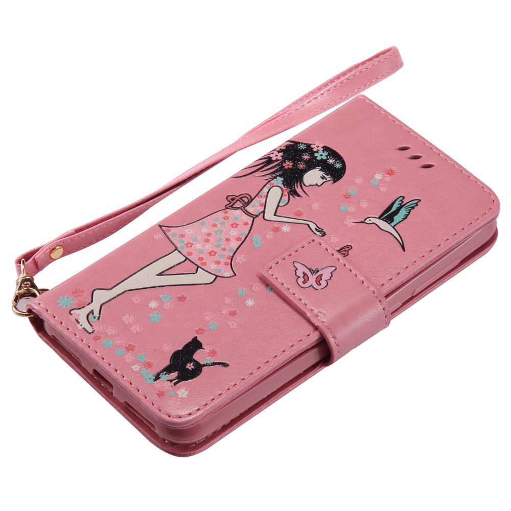 Case Huawei Y6ii / Pre-orde * เคสกระเป๋าสตางค์สไตล์หนัง PU หนังส่องสว่าง *