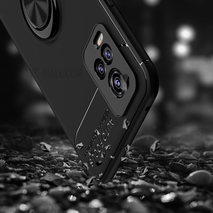 Case Vivo V20 # พร้อมส่ง * เคส TPU แบบวงแหวนโลหะ 360 องศาพร้อมแผ่นแม่เหล็กในตัว *