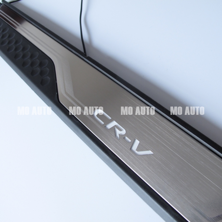สคับเพลทชายบันได LED CR-V
