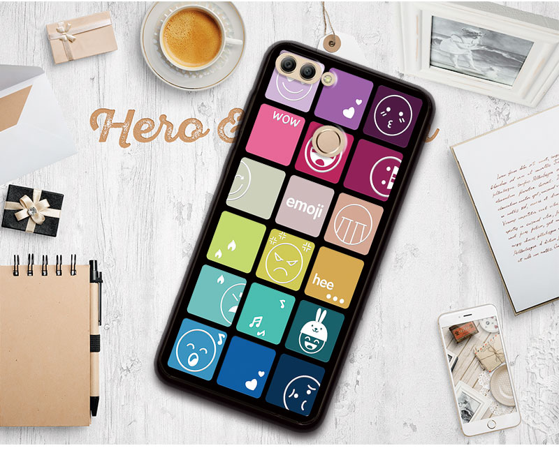 Case Huawei Y9 / Pre-order * 3Dปกคลุมสำหรับหัวเว่ยY9 2018ดอกไม้ซิลิโคนอ่อนนุ่ม *