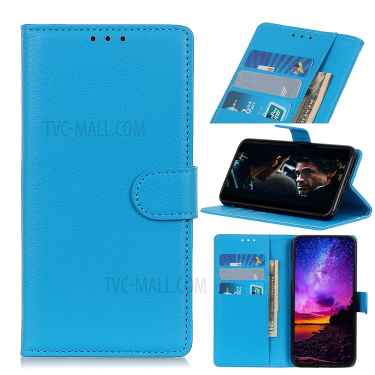 Case Samsung Galaxy A70 / Pre-order * เคสผิวลิ้นจี่ผิว Wallet แยกกระเป๋าเงินเพื่อเก็บบัตรเครดิตและเงินสด *
