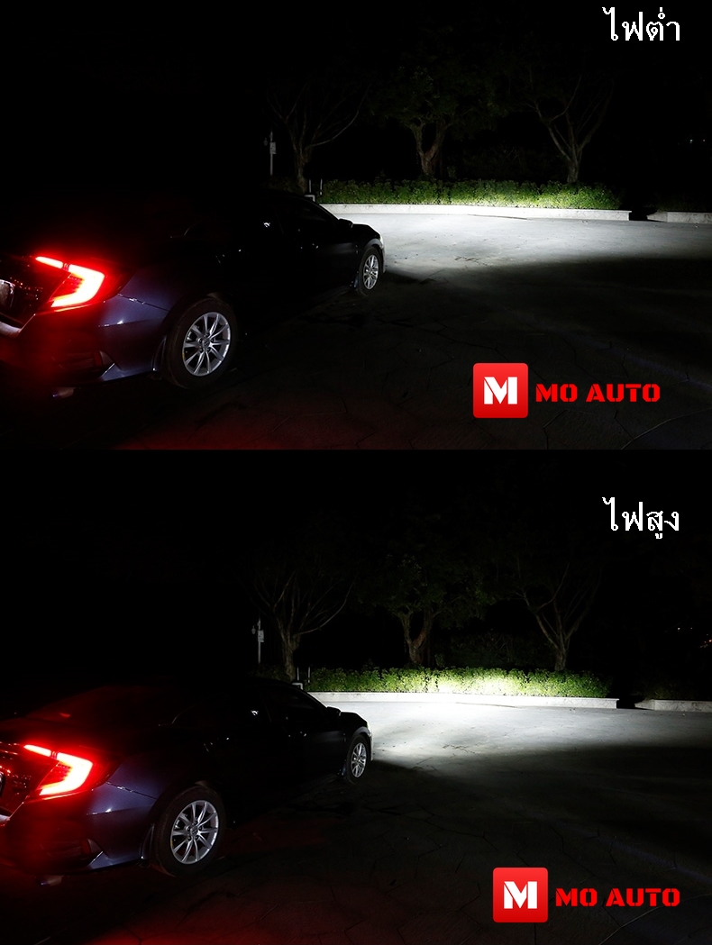 โคมไฟหน้า LED CIVIC FK ทรง Audi Style