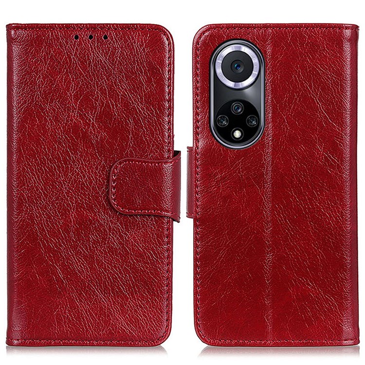 Case Huawei nova 9 # Pre-Order * เคส Nappa Texture Split Leather Wallet Case Soft TPU หนังแยกคุณภาพสูงและวัสดุ TPU นุ่มและยืดหยุ่น *