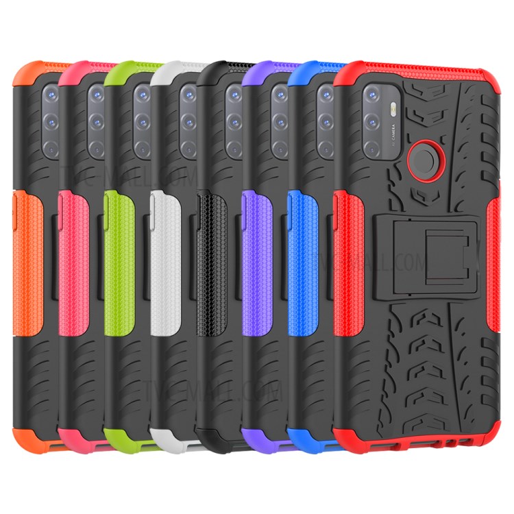 Case OPPO A53 (2020) # Pre-Order * เคส Cool Tyre PC + TPU Hybrid ลายยางสุดเท่ด้วยดีไซน์เว้า-นูน *