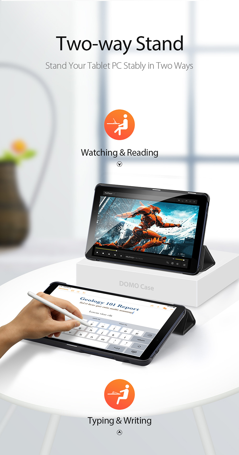 Case Huawei MatePad T8' / Pre-Order * DUX DUCIS นี้มีสไตล์ธุรกิจที่เรียบง่ายและโครงสร้างที่บางเฉียบ วัสดุหนัง PU *