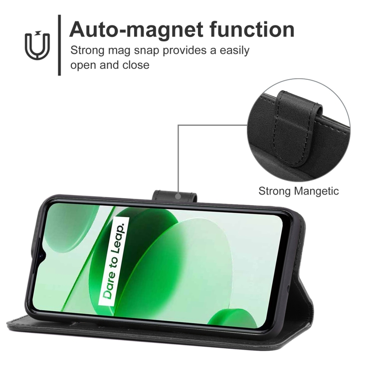 Case Realme C35 # Pre-Order * เคสโทรศัพท์หนังกระเป๋าสตางค์ *