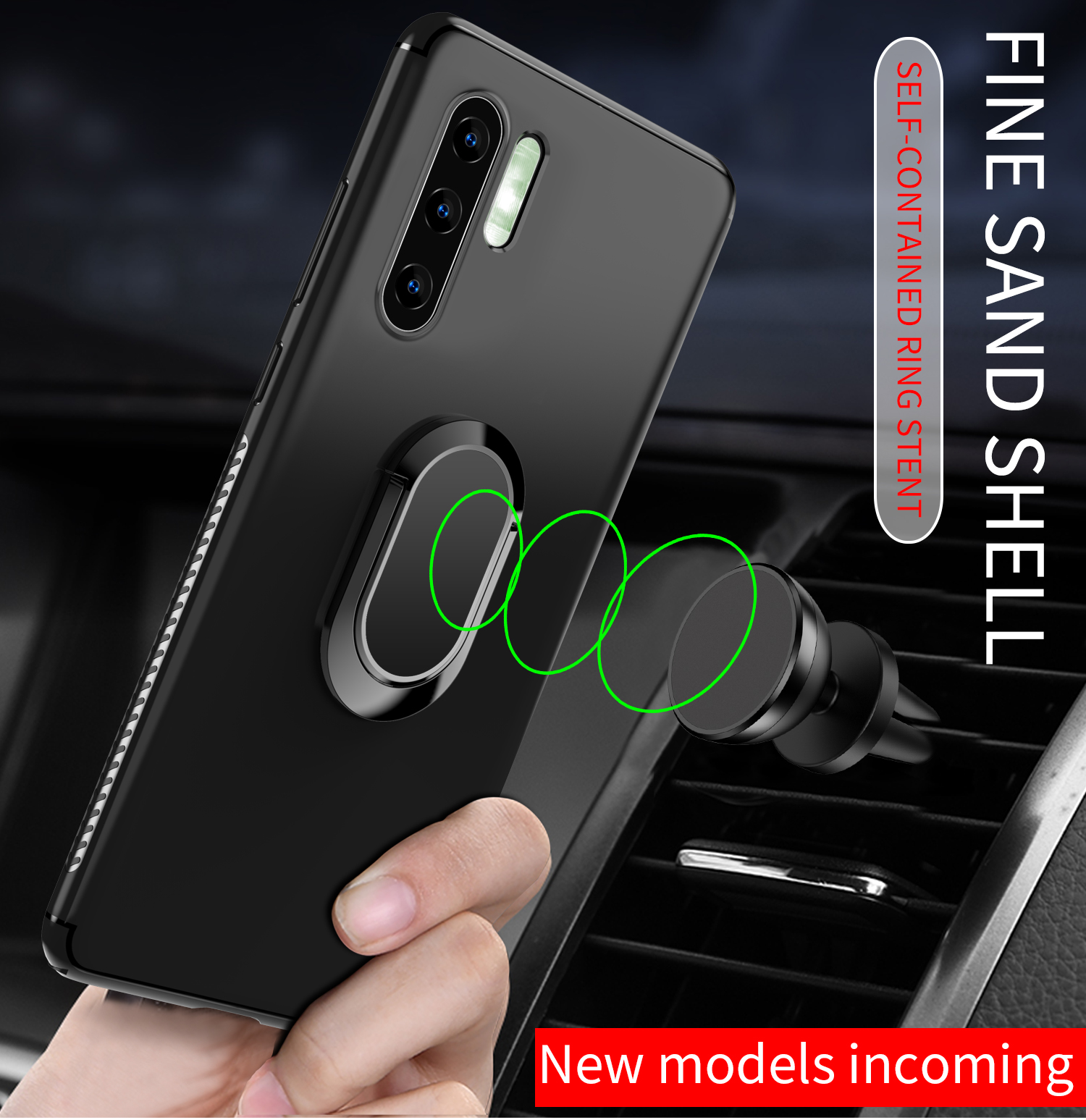 Case Huawei P30 Pro / Pre-Order * เคส TPU+ แหวนนิ้วแม่เหล็ก+ขาตั้ง *
