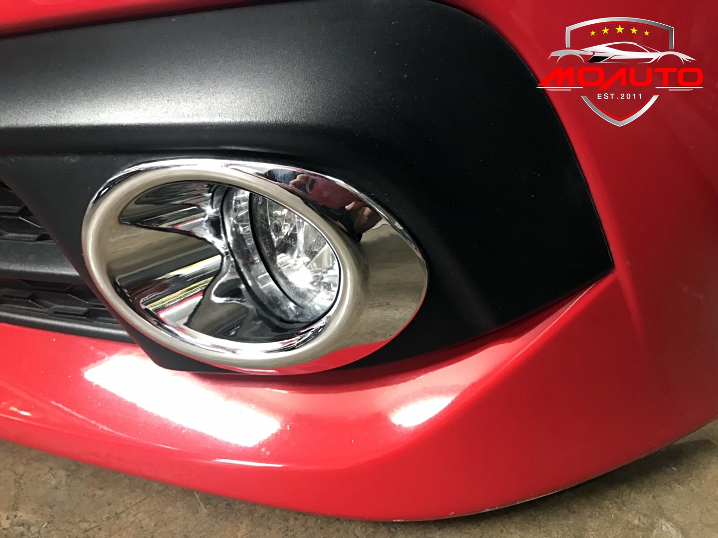 ครอบไฟตัดหมอกโครเมียม CIVIC FC