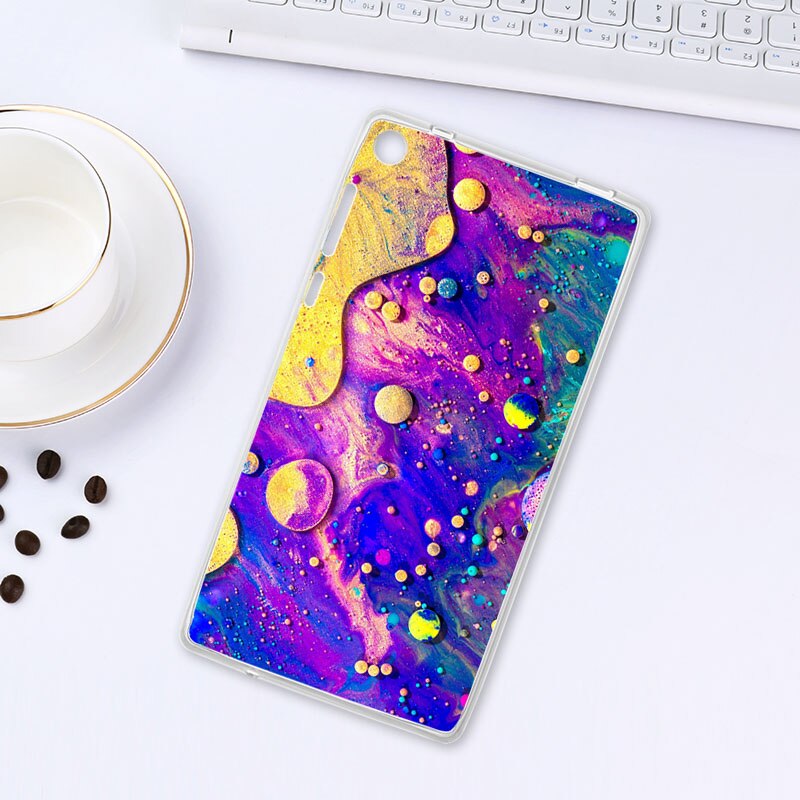 Case Lenovo Tab3 7 (TB3-730X) / Pre-order * เคสซิลิคอนพิมพ์ลายสีสันสดใส Soft TPU ปกหลัง *