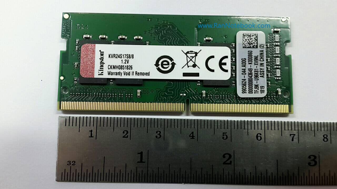 แรม โน๊ตบุ๊ค 8GB DDR4 2400 MHz Kingston RAM NB 8GB DDR4