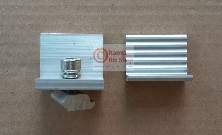 ตัวยึดข้างแผงโซล่าเซลล์แบบปรับได้ (Solar End Clamp Adjustable 35-50mm)