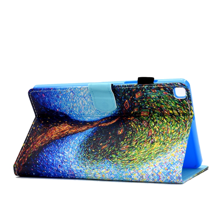 Case Samsung Galaxy Tab S6 Lite / Pre-Order * เคสซองหนังแบนขวาด้วยปากกาปกและช่องใส่การ์ดและหัวเข็มขัดป้องกันการลื่นไถล Strip และ Bracket *