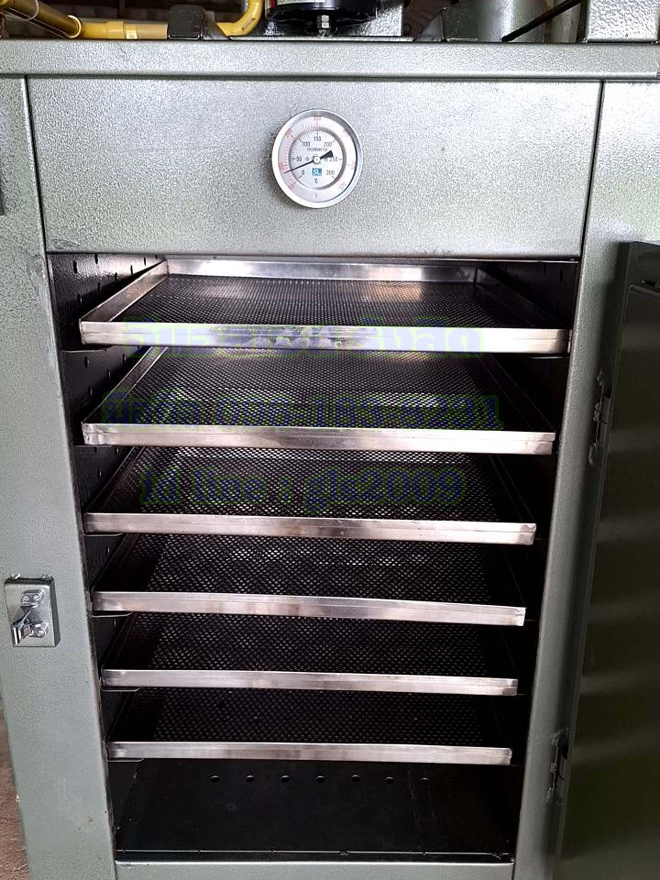 ตู้อบลมร้อนเหล็ก6ชั้นแก๊ส+ไฟฟ้า