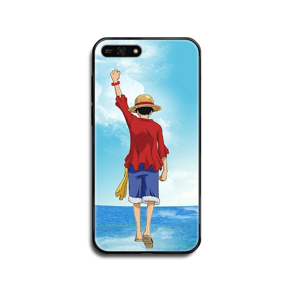 Case Huawei Mate 9 / Pre-order * One piece เคส TPU นิ่มพื้นดำพิมพ์ลาย *