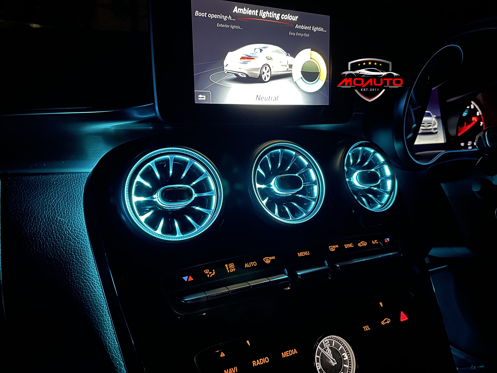 ไฟช่องแอร์ AMBIENT LIGHT AIR VENT - W205