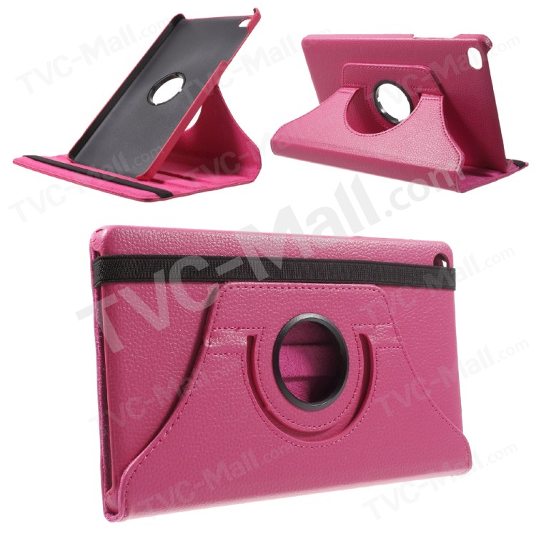 Case Huawei MediaPad M2 8.0 / Pre-order * เคสผิวลิ้นจี่ 360 องศาการหมุน *