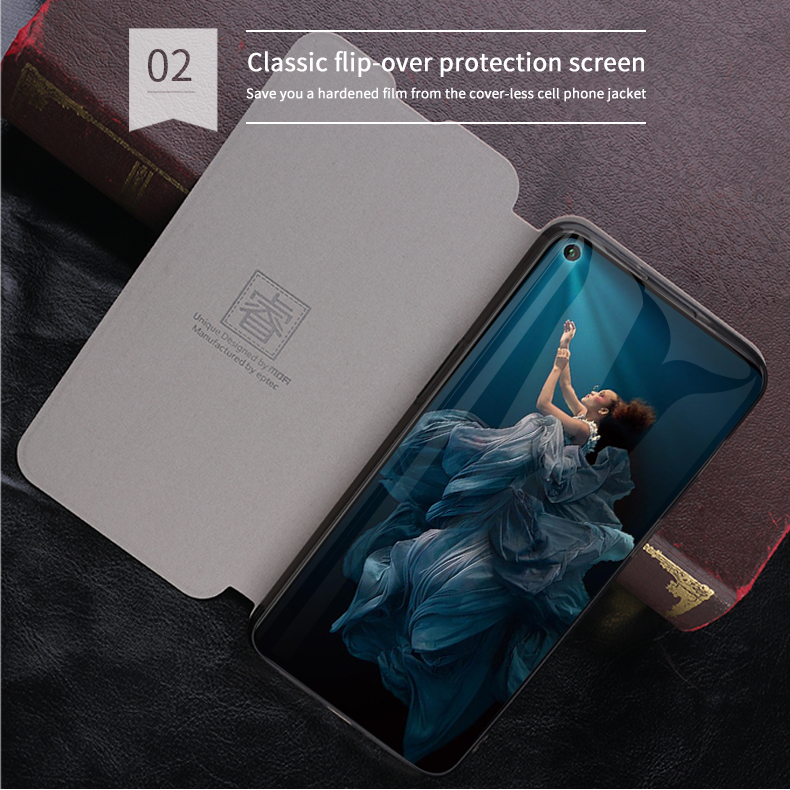 Case Huawei Nova 5T / Pre-order * MOFI Rui Series ฝาครอบด้านหน้าฝังด้วยแผ่นเหล็กบางขนาด 0.3 มม. ซึ่งทำให้ตัวเรือนแข็งแรง *