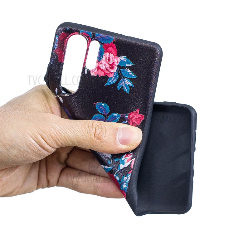 Case Huawei P30 Pro # Pre-Order * เคส TPU Soft Cover ลายนูนฝีมือการนำเสนอรูปแบบที่สดใส *