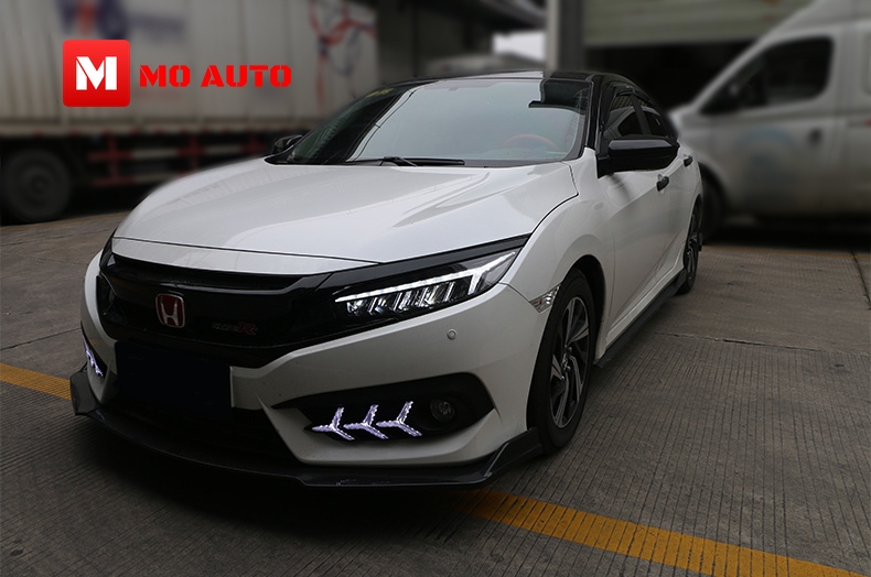โคมไฟหน้า LED CIVIC FK ทรง Audi Style