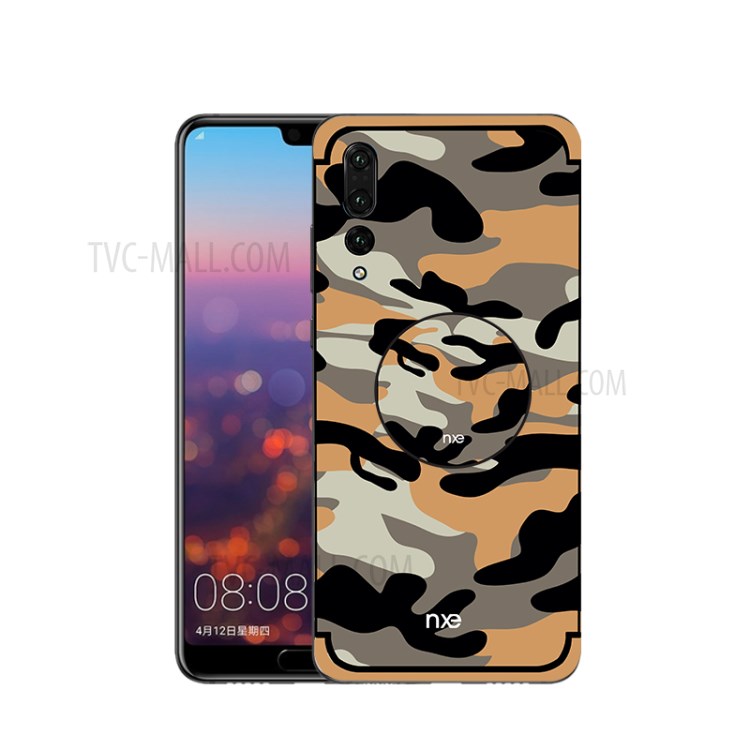 Case Huawei P20 Pro / Pre-order * NXE PC TPU เคสลายพรางไฮบริดที่มีขาตั้งป๊อปอัพ *