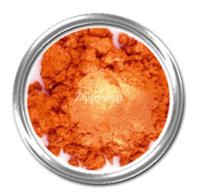 Mica สีแดงอ่อนอมส้ม 30g Lip grade (MCJ)